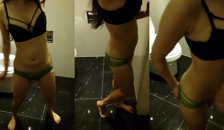 胸美女翘课与男友宾馆偷情口活时说：男人为啥长鸡巴