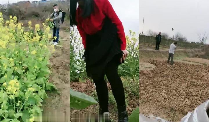 【金莲小仙女】重庆妹子到小山村挑战陌生人面前露出，村里男人的福音，在大姨妈期间掰穴撒尿