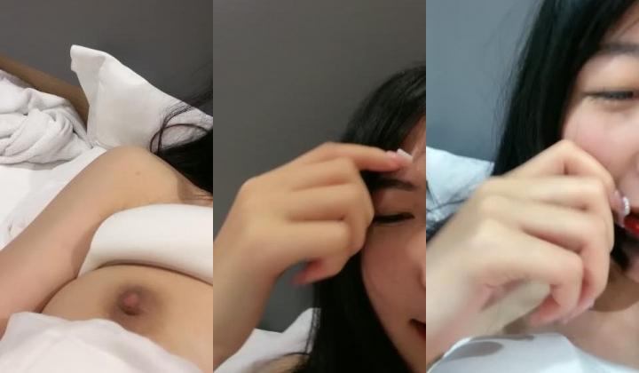 贴心男友蒙眼舔逼，用手握住大屌男带个套子狠狠操逼，猛插，一会缴枪了
