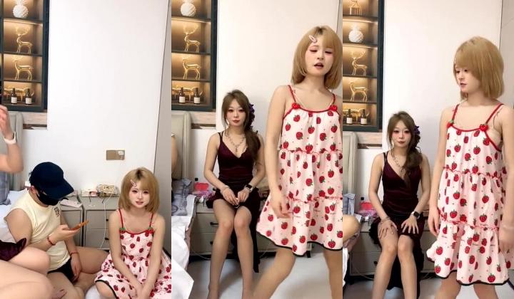 【全网最嫩美少女】娇小萝莉女团 抖音骚舞诱惑 掐脖深插爆操 后入狂怼 高潮瘫软抽蓄 操到快死掉啦