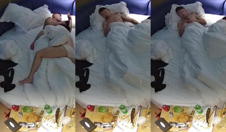 酒店偷拍白皙甜美女和纹身男友入住酒店三天吃饭日常啪啪