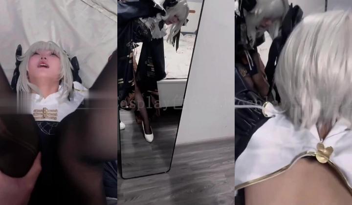 B站高颜值Cos美少女嫩妹【kaCi脆脆】私下和榜一大哥约炮，多部露脸性爱流出