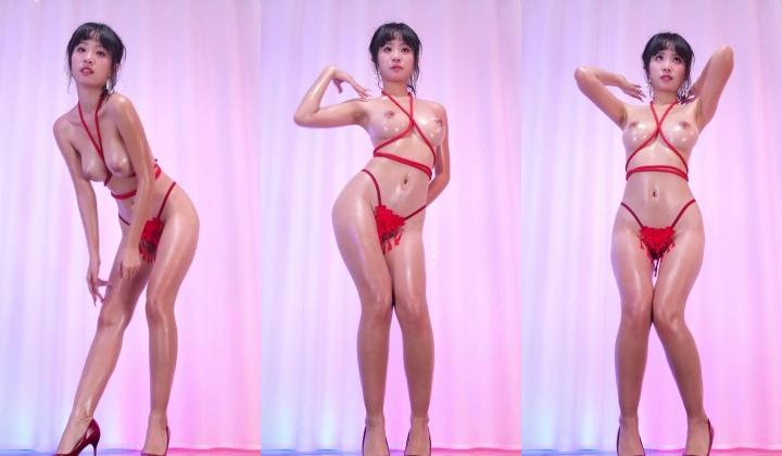 【红玫瑰舞团】超美御姐『璎珞』极限定制裸舞 身材苗条大圆奶与摄影师玩轻SM