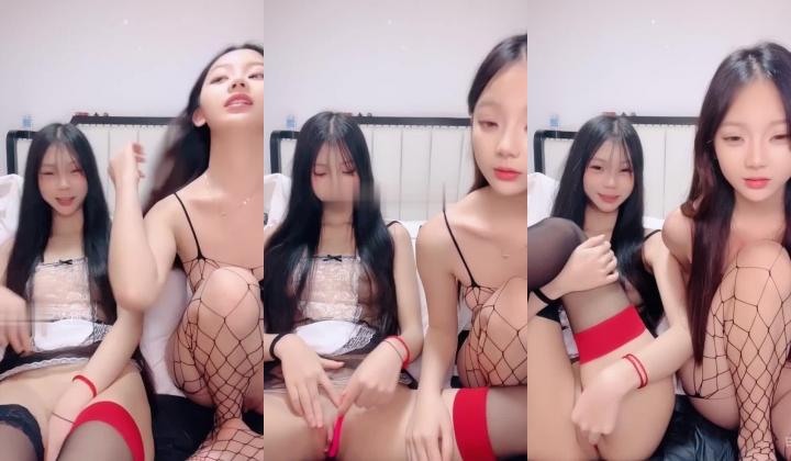 ️极品姐妹花【00后极品姐妹】直播间惊现男主两姐妹终于有男主秀了！