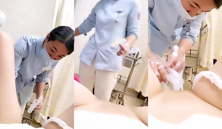 某医学院G奶护士学妹【喜欢水涡】最新福利，阴部护理宿舍道具自慰流浆
