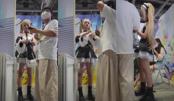 超强画质『BCbananacat』街拍系列 前后抄底COSPLAY聚会里的嫩妹