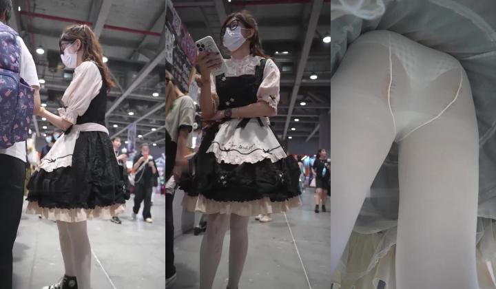 超强画质『BCbananacat』街拍系列 前后抄底COSPLAY聚会里的嫩妹