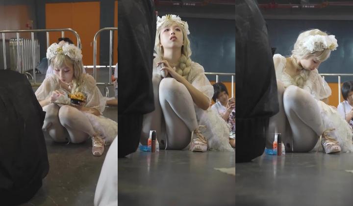 超强画质『BCbananacat』街拍系列 前后抄底COSPLAY聚会里的嫩妹