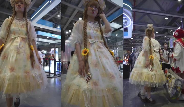 超强画质『BCbananacat』街拍系列 前后抄底COSPLAY聚会里的嫩妹
