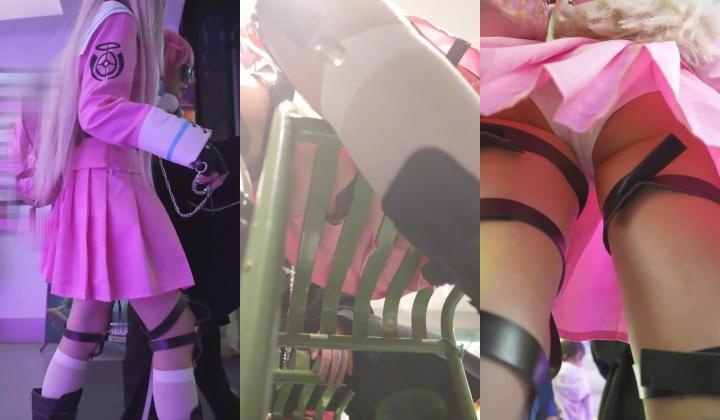 超强画质『BCbananacat』街拍系列 前后抄底COSPLAY聚会里的嫩妹
