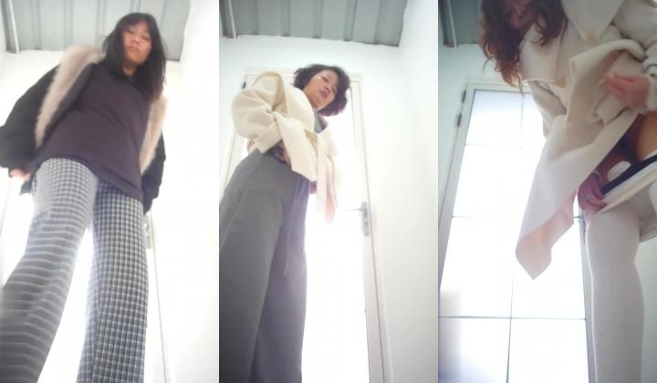 景区简陋女厕偷拍 美女尿尿JK短裙美女更衣