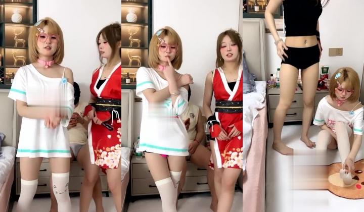 【全网最嫩美少女】娇小萝莉女团 抖音骚舞诱惑 后入狂怼 掐脖深插爆操 高潮瘫软抽蓄 操到快死掉啦