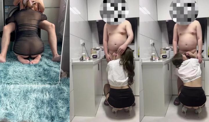 舔功很厉害的反差婊小欧女神，甜美御姐 像新疆人，露脸啪啪自拍，舔得大哥嗷嗷叫！高颜值 美腿爆乳 