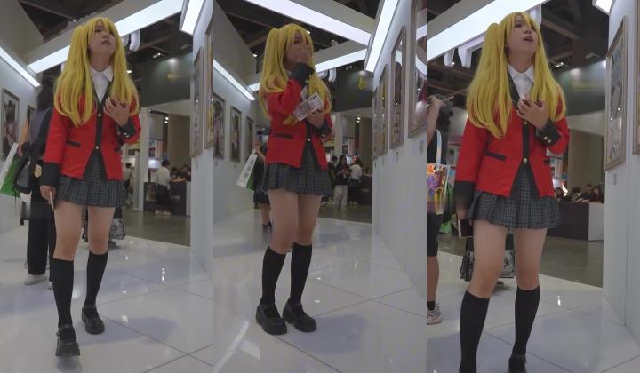 超强画质『BCbananacat』街拍系列合集 抄底COSPLAY聚会里的嫩妹