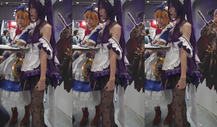 超强画质『BCbananacat』街拍系列合集 抄底COSPLAY聚会里的嫩妹