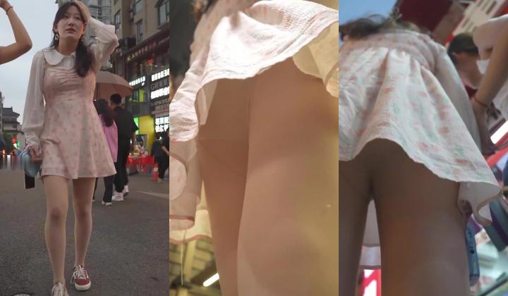 超强画质『BCbananacat』街拍系列合集 抄底COSPLAY聚会里的嫩妹