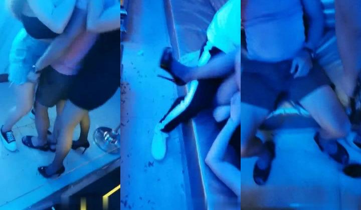 疯狂KTV狂嗨操翻天 和哥们去KTV找个漂亮公主卫生间操炮泻火 加钱无套操