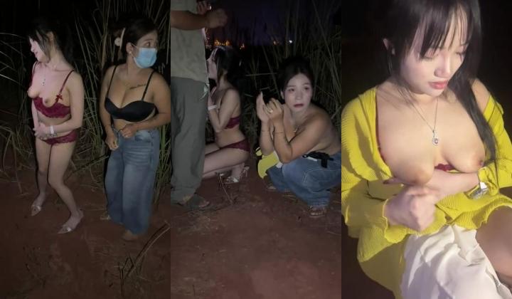 【zhuendong000001】极品户外团播晚上带着妹子到路边草丛吃鸡户外露出野战在KTV淫乱