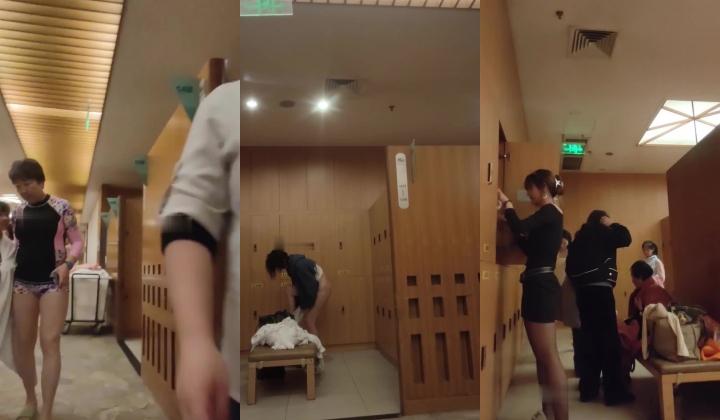 最近已落网女主播【少女时代】潜入洗浴中心更衣室偷拍又遇见极品美女，双胸又大又挺拔