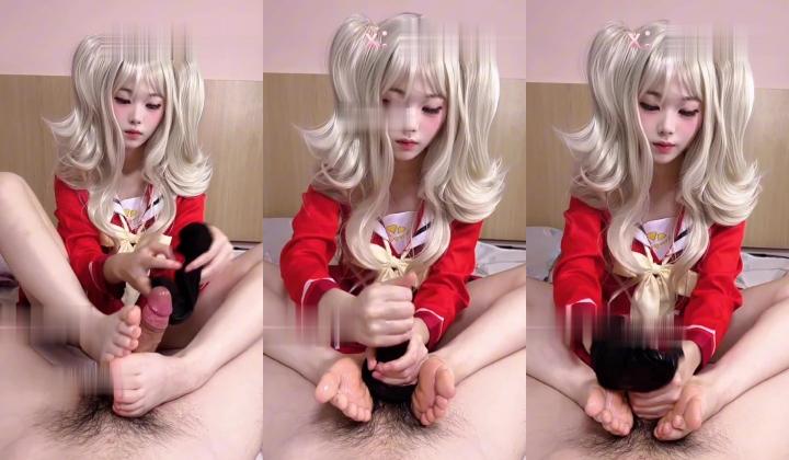 超嫩！软萌甜美小萝莉『小鸢宝宝』厚黑摩擦龟头寸止榨精 手足并用玩弄刺激肉棒 撸爆爸爸射出精液