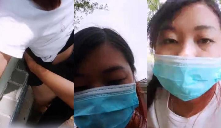 犀利姐老地方勾搭保安野战无套内射