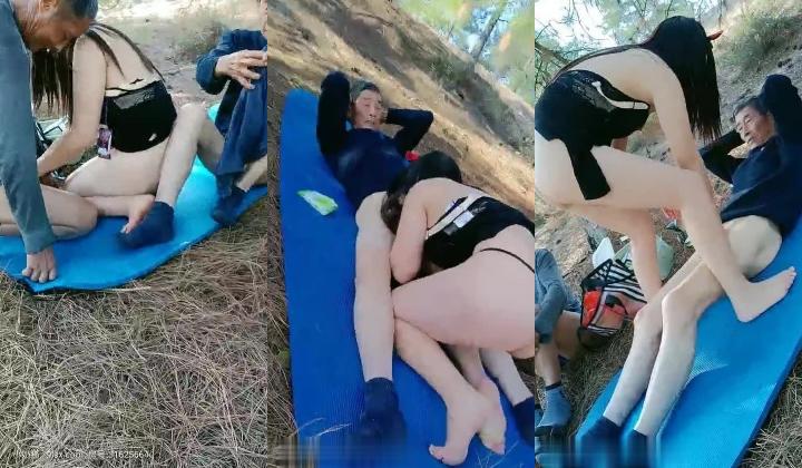野战个性乱伦超刺激 爷爷小树林操孙女 两个老当益壮爷爷3P齐操白嫩骚货孙女 一样干出白浆爽的啊啊