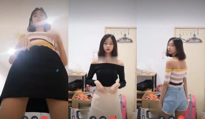 模特视频面试被泄露舞蹈功底兼模特出身气质美女X琪360度裸露特写，附生活照