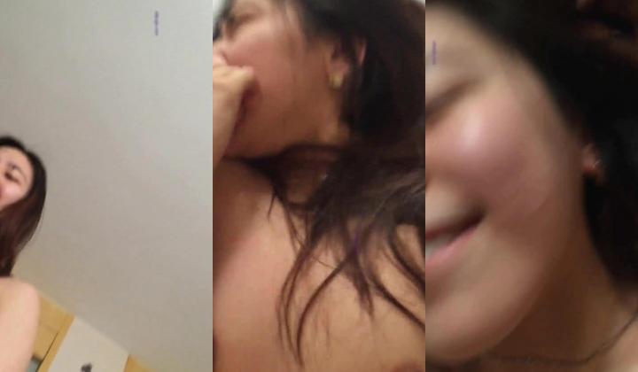 一对高颜值的情侣真实啪啪自拍流出，女生素颜都这么美，做爱时红润的脸蛋儿像极了发春发情期
