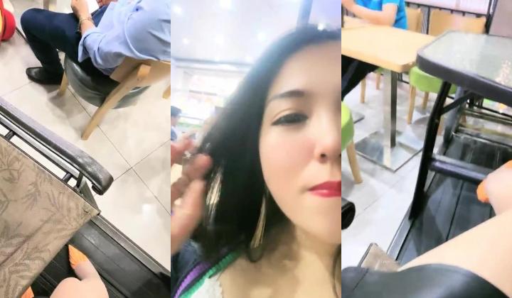 户外露出，真实刺激！~【你的户外小淫妇】，商场公园地摊