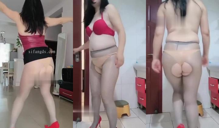 最新抖音泄密！熟女空必备！BBW白皙骚妻【孟楠】裸舞自慰搞屁眼性爱，各种蔬菜生活用品自慰喷水