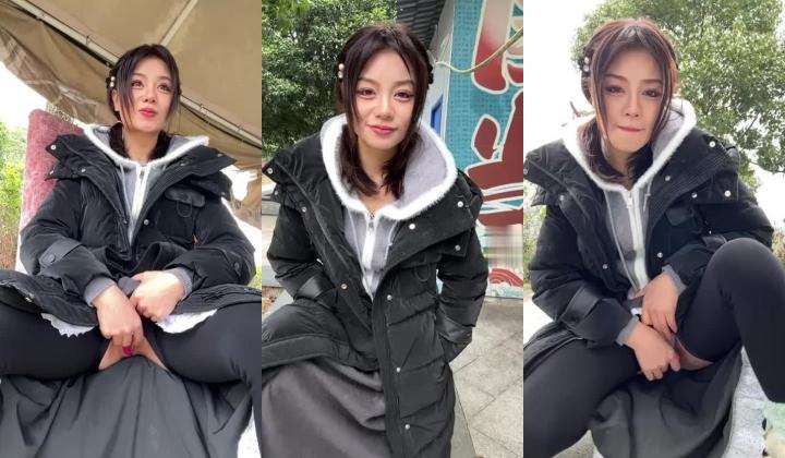 大胆御姐，反差骚母狗【Asia-GoodLuck】户外极限露出，开裆裤内塞跳蛋继续景区自慰喷水