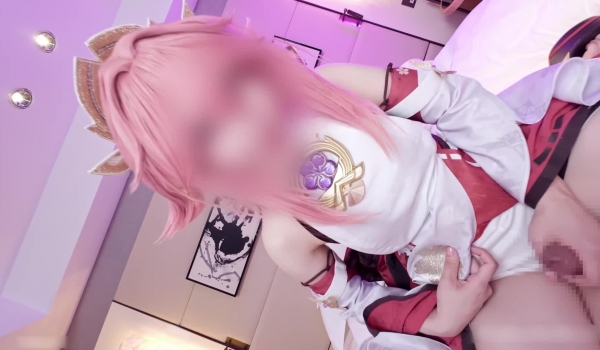 ️魅惑妖娆女神 ️大长腿气质尤物御姐女神cos八重神子，魔鬼身材主动上位骑乘，大屁股撞击的声音真动听 极度淫骚