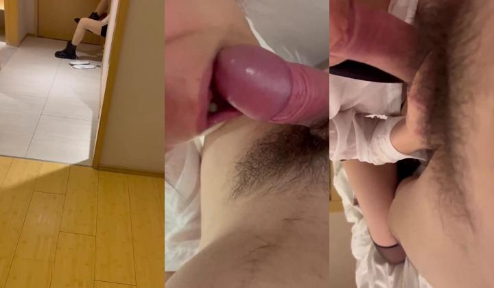 和禁欲很久的房东约炮，她接她爸电话我还在抽插，太紧张小便失禁