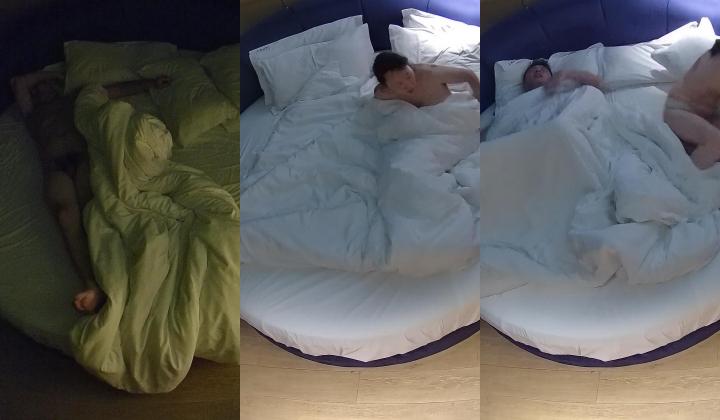 情趣台 眼镜男操小胖妞 实力很拉胯 女的各种口 69式都用了 还是没让女的爽 最后靠手扣