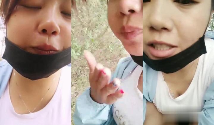 屌炸了 极品骚妇主播花了一百块找来两个零零后学弟户外野战