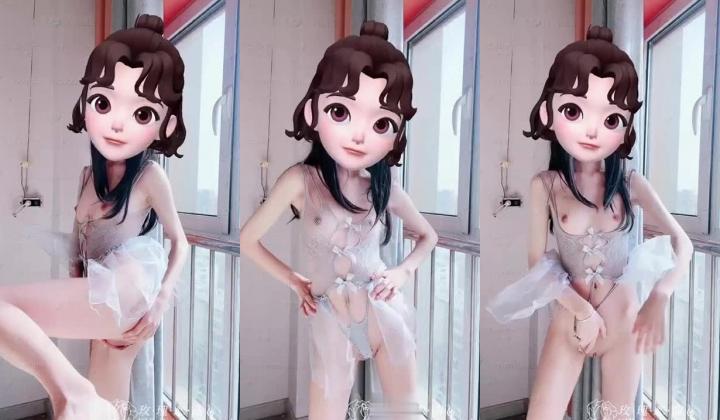 风情万种性感女神『小酒酱』定制私拍 娇嫩小屁眼白虎美穴同时玩弄 感觉要被撑爆了 看看女神私下是什