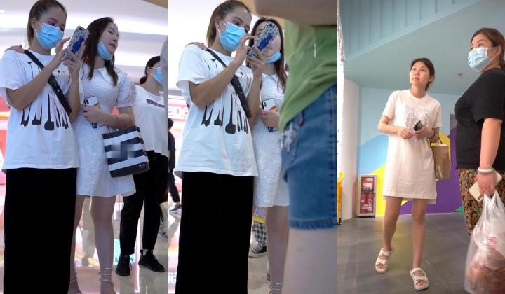 偷拍大神商场尾随偷拍几个美女裙底风光 ️白裙红趾甲绝色靓妹蕾丝透明内夹腚沟里前面全是毛