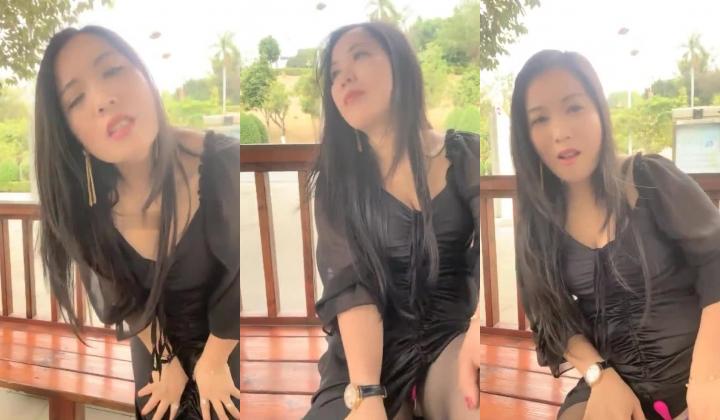 【你的户外小淫妇】商场公园地摊周边行人不少又紧张又激动水流了好多