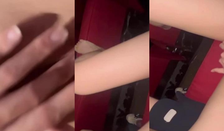 推特喜欢健身22岁气质御姐【大美美】外围土豪，剃光阴毛电影院啪啪野战道具肉棒配合各种性爱