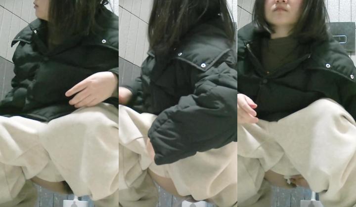 商场女厕双镜头偷拍大肥B短发少妇 没找到纸擦B还好兜里有