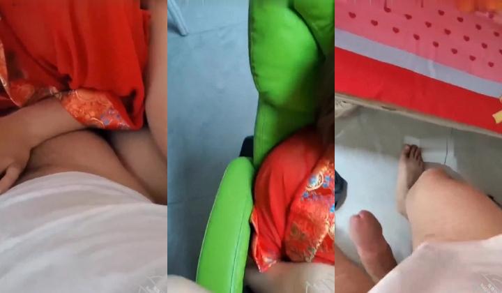 《家庭乱伦》小叔不在家和他的老婆勾搭上了三个洞都要干