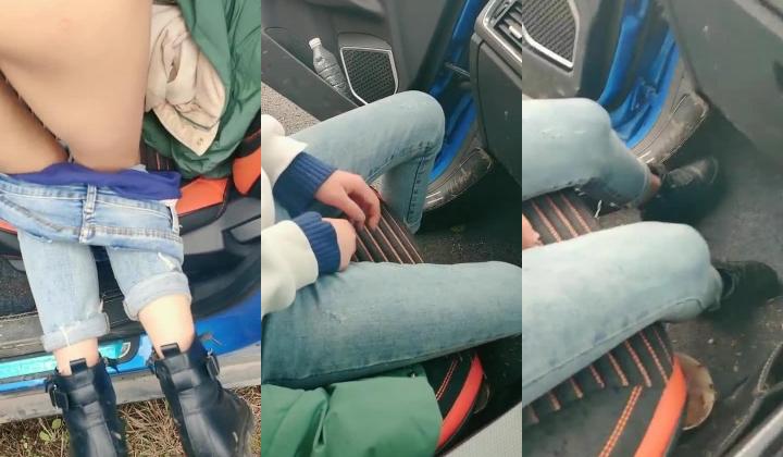 非常有才的男主播冒充抖音主持茶园套路正在摘野菜乳臭未干的高二学妹到车上啪啪，对白非常精彩