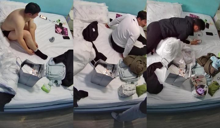 酒店高清偷拍眼镜御姐范眼镜白领姐姐下班幽会胖领导勤快的铺好床单洗香香后被操两次