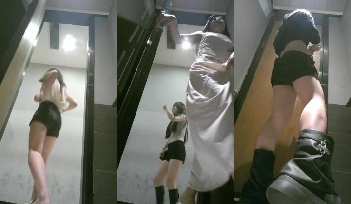 酒吧女厕高清后拍 ️几个颜值小姐再次拍到穿搭很骚的那个短裤长靴舞蹈女痔疮绽开有点吓人