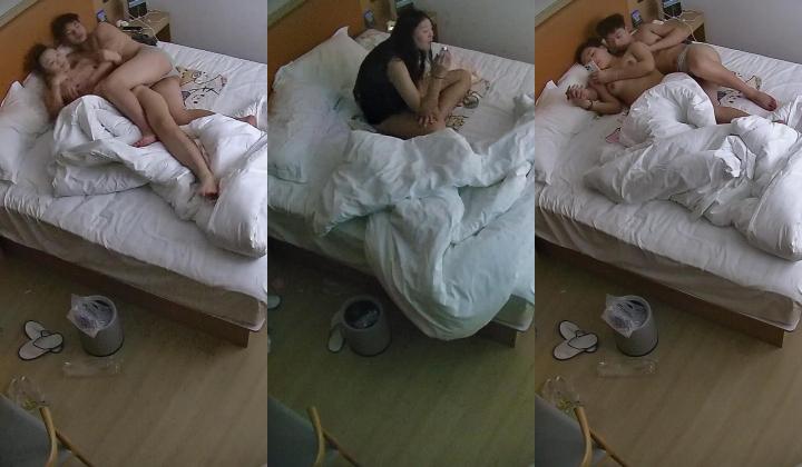 酒店偷拍可爱婴儿肥甜妹进入房间就勤快的铺好垫子准备挨屌健壮男友临走试戴文胸