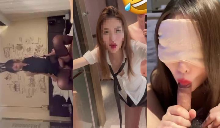 江苏情侣，女友这骚劲太赞了，曼妙身材，兔女郎骑乘