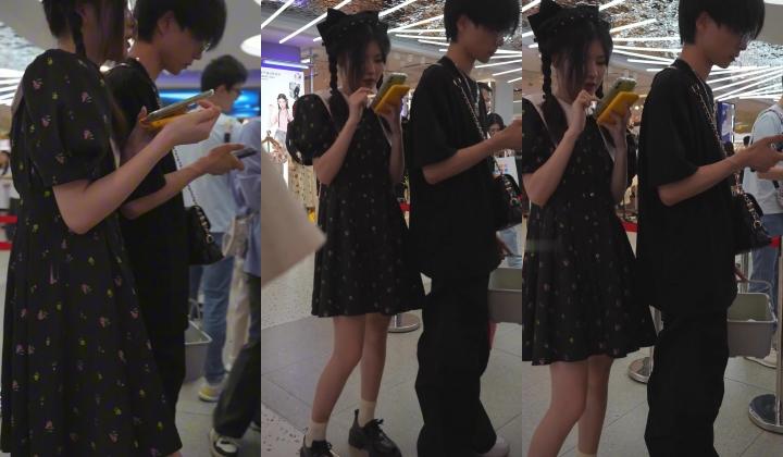【商场抄底】颜值嫩妹,粉色内内够骚,贴个小飞翼,看来龟男今晚操不到了