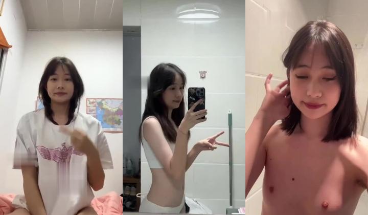 【反差泄密】可爱大眼贫乳小萌妹，自拍与性爱影图流出，冷白皮，完美露脸，真实刺激佳作必看