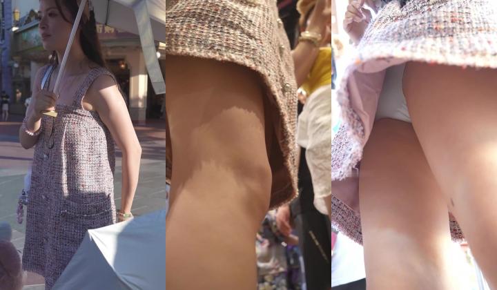 【步行街抄底】骚逼少妇,内裤都夹道屁穴里了,逼毛好长,都跑出来了,内斗都保不住