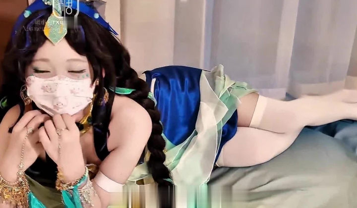 萝莉少女【嫩小兔】朵莉亚的歌声召唤 白丝足交侍奉骚穴被射满精液！